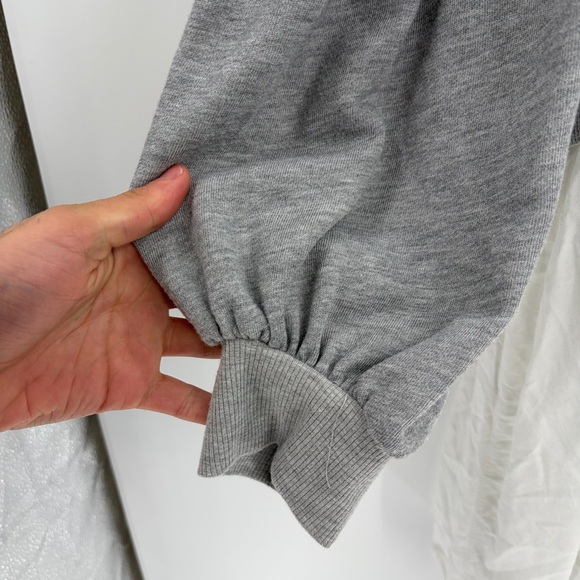 Arula plus size oversized white grey casual trendy sweatshirt dress size 1x - Picture 5 of 14